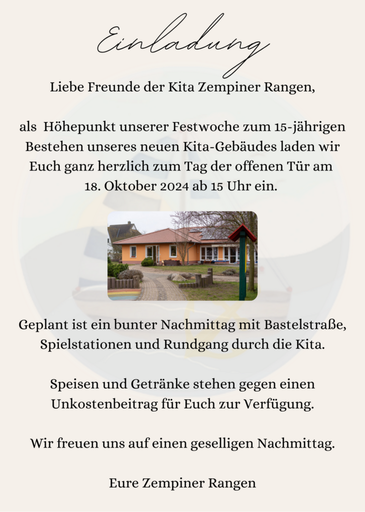 Tag der offenen Tür Kita Zempin 2